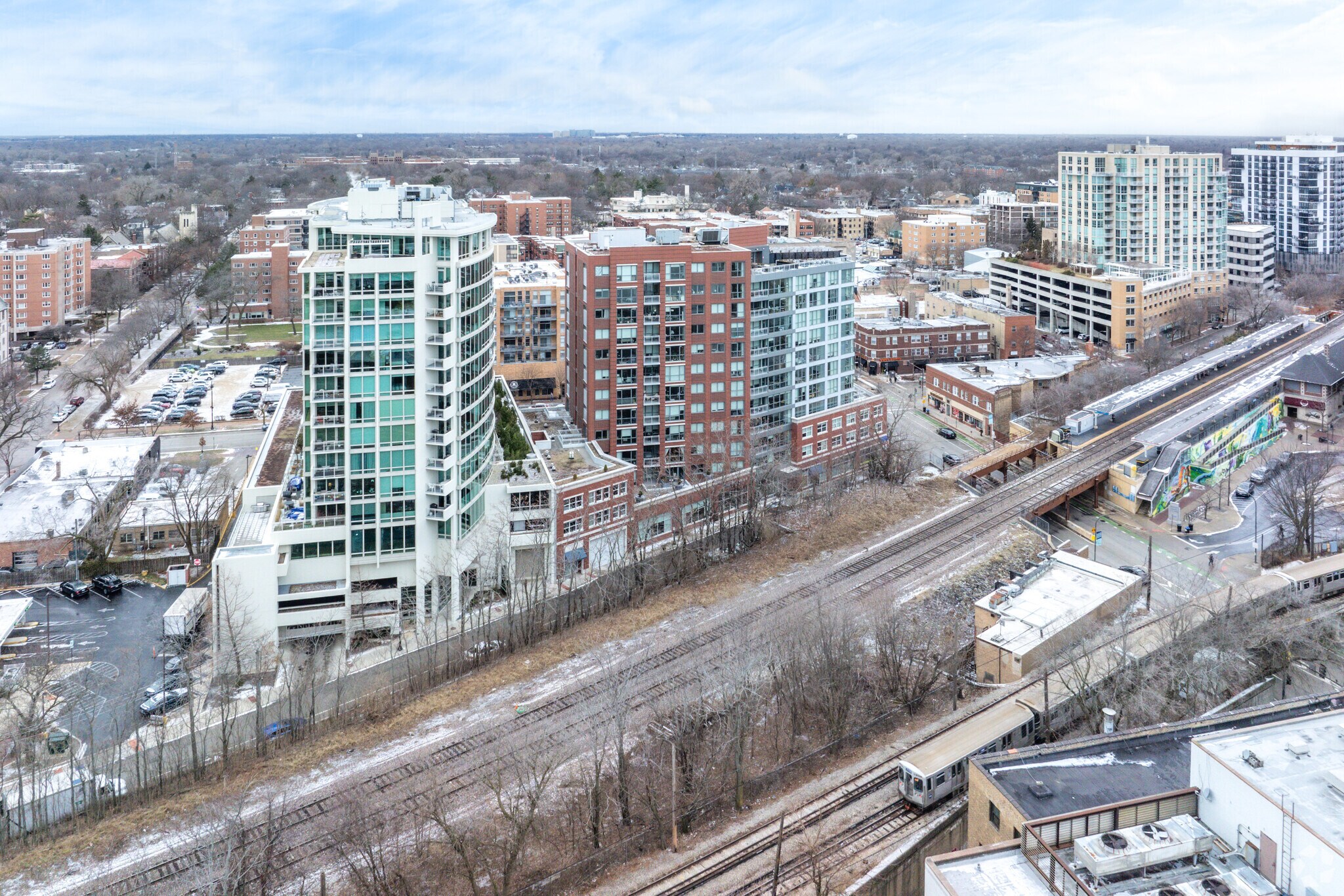 Aerial Context - The Rhapsody at Davis Station