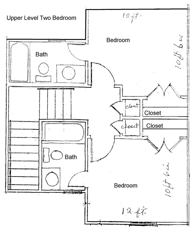 2BR/2.5BA (2nd Floor) - Meredith Square Townhomes