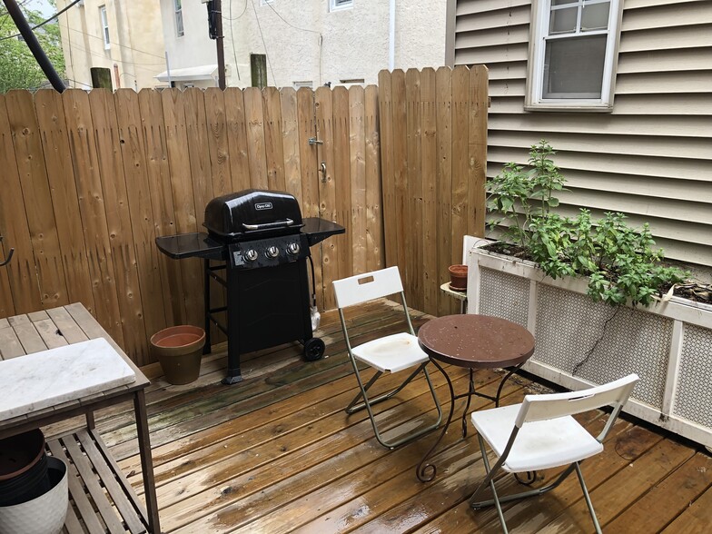 Back Yard. Bike rack to the left (not shown) - 1425 N Lawrence St