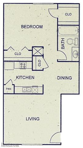 One Bedroom - Type 2 - Woodlands Park