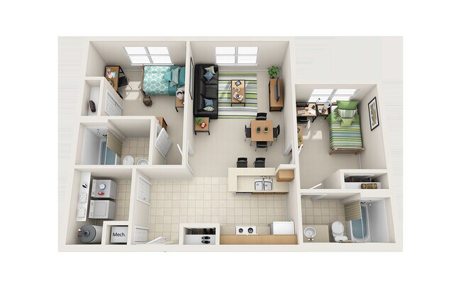 Two Bedroom - University Landing