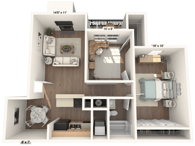 Floorplan - The Sage at 1955