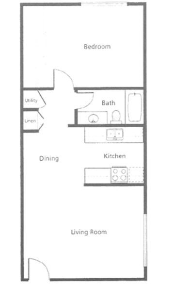 1BR/1BA - Golden Oaks