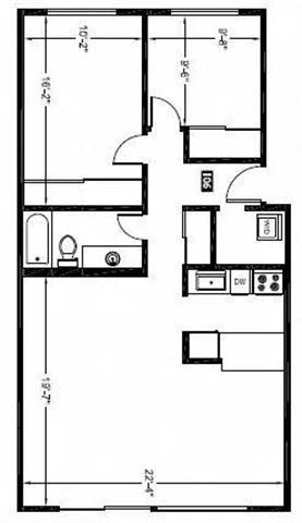 Floorplan - Bergen Apartments