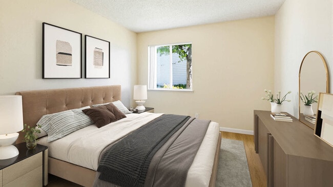 Bedroom with Hard Surface Flooring - Creekside