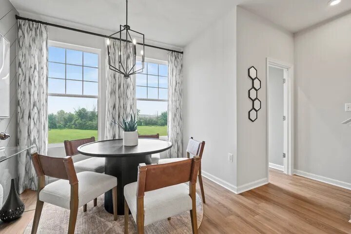 Model home dining room - furnishings not included - 91 Anthem St