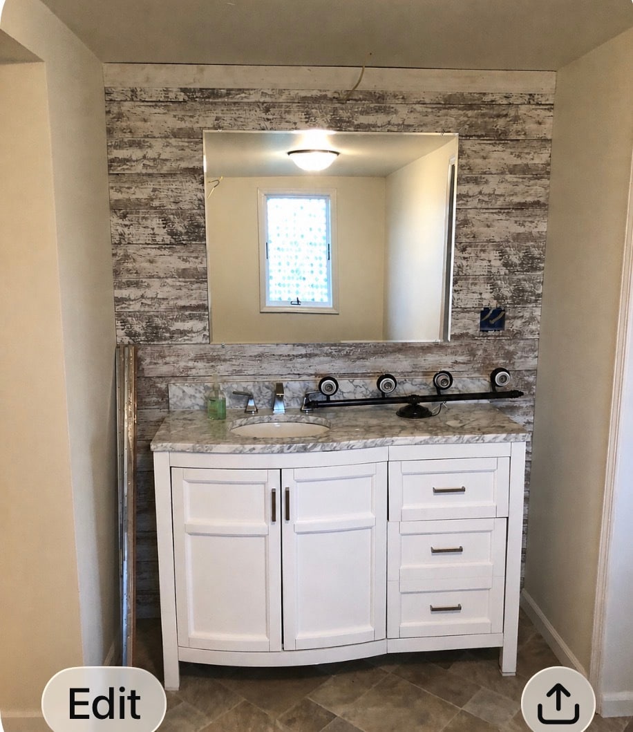 Bath vanity view - 115 117 Center Point Rd