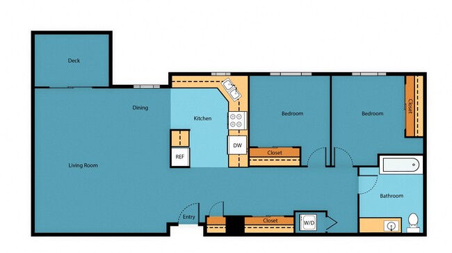 Floorplan - Arabella Apartment Homes