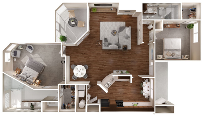 Floorplan - Golf Brook Apartments