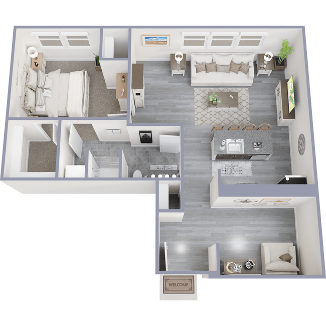 Floorplan - The L Apartments