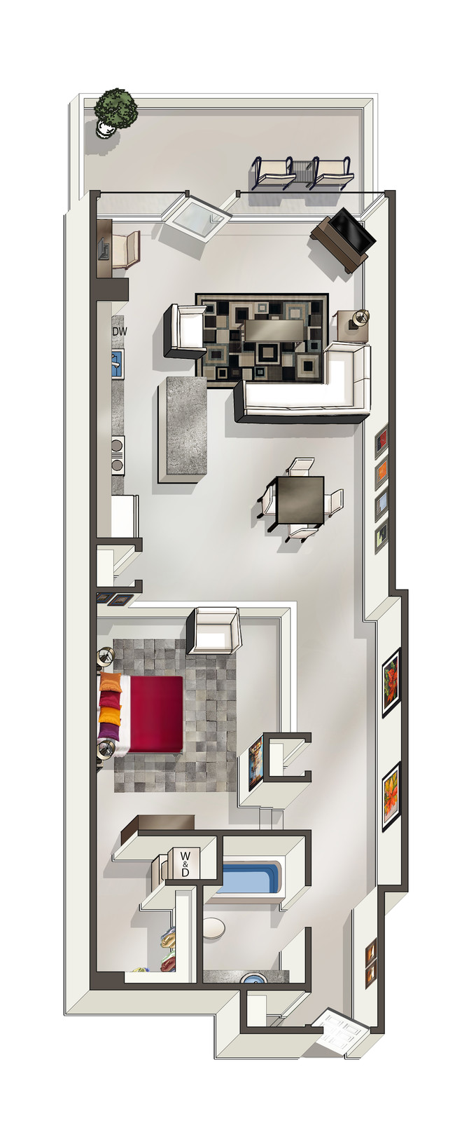 Floorplan - Argon Apartments