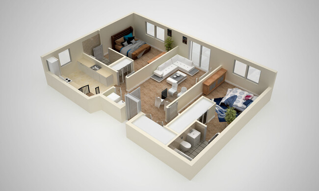 Floorplan - Iron Ridge and Stonegate Apartments