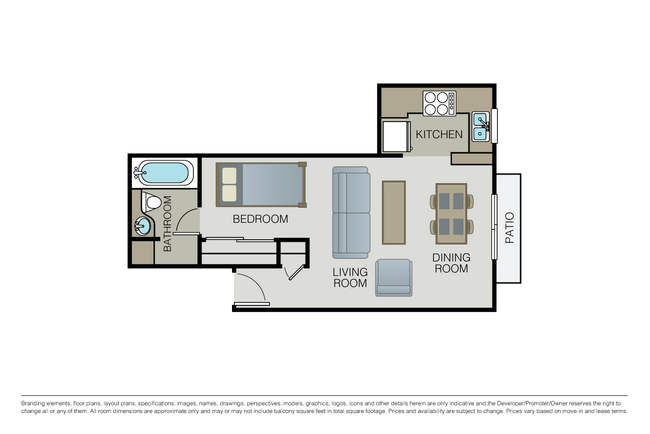 Floorplan - Essex Properties at Miracle Mile