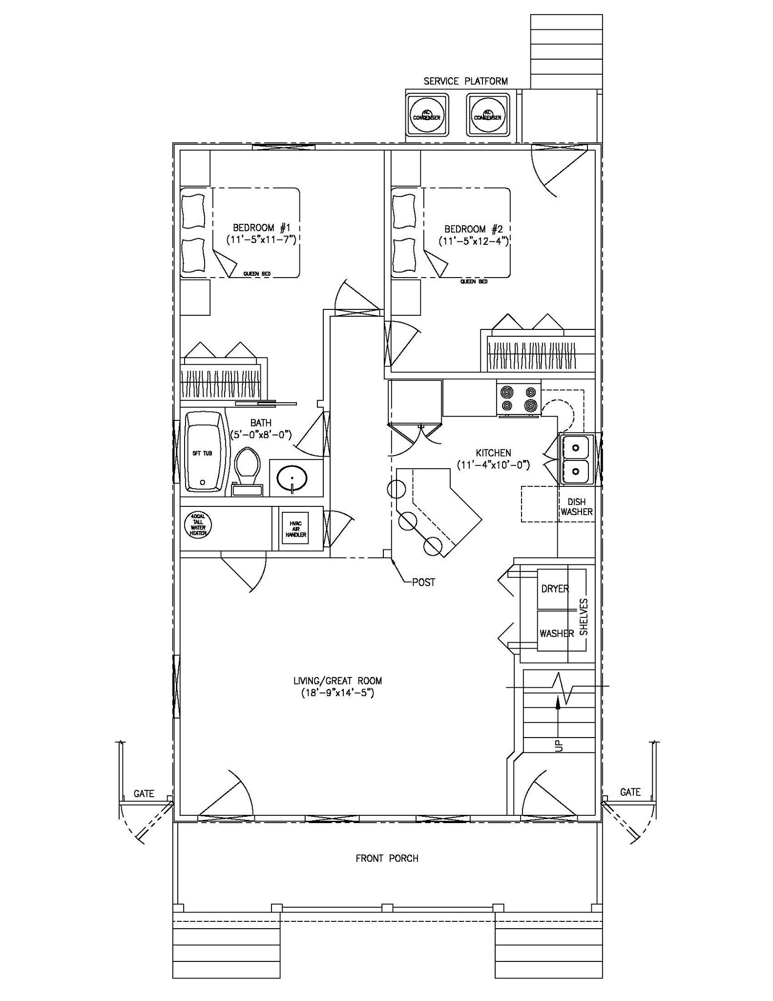 Floor Plan - 1341 Independence Street