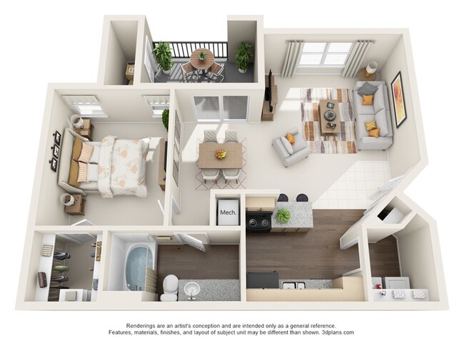A1 Renovated - Northland Heights Apartments