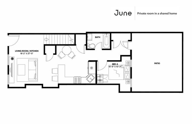 Building Photo - Private bedroom in 4 bed/2 bath Home