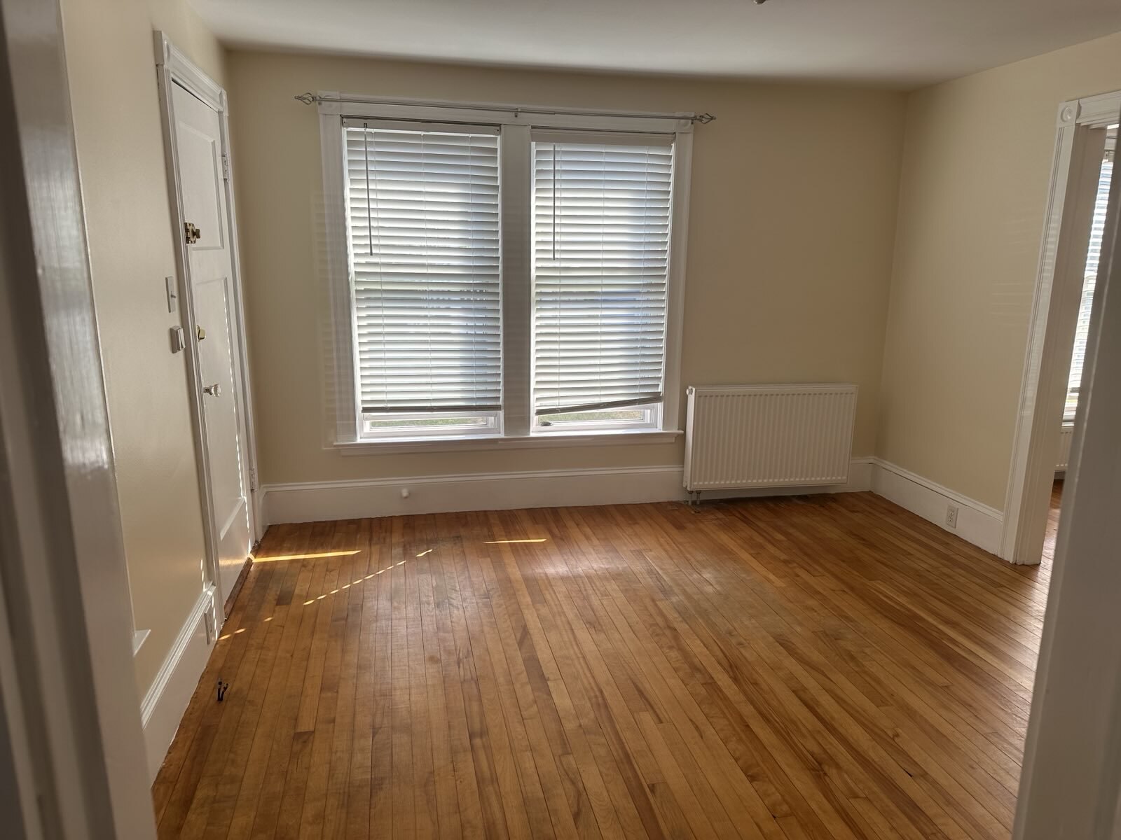 Living room - entry on left, dining room on right - 19 Elsmere Ave