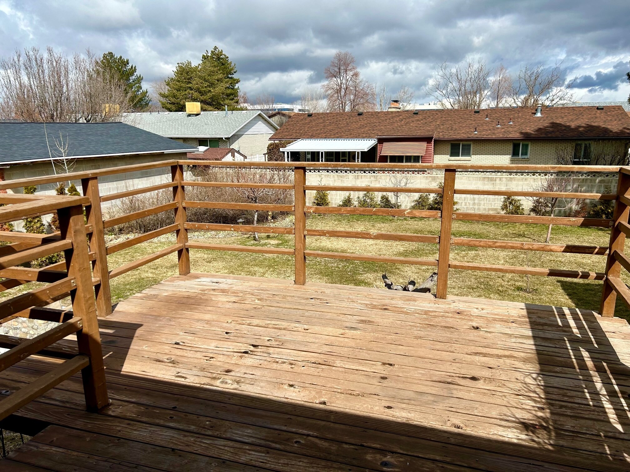 Deck and Backyard - 465 E 6770 S