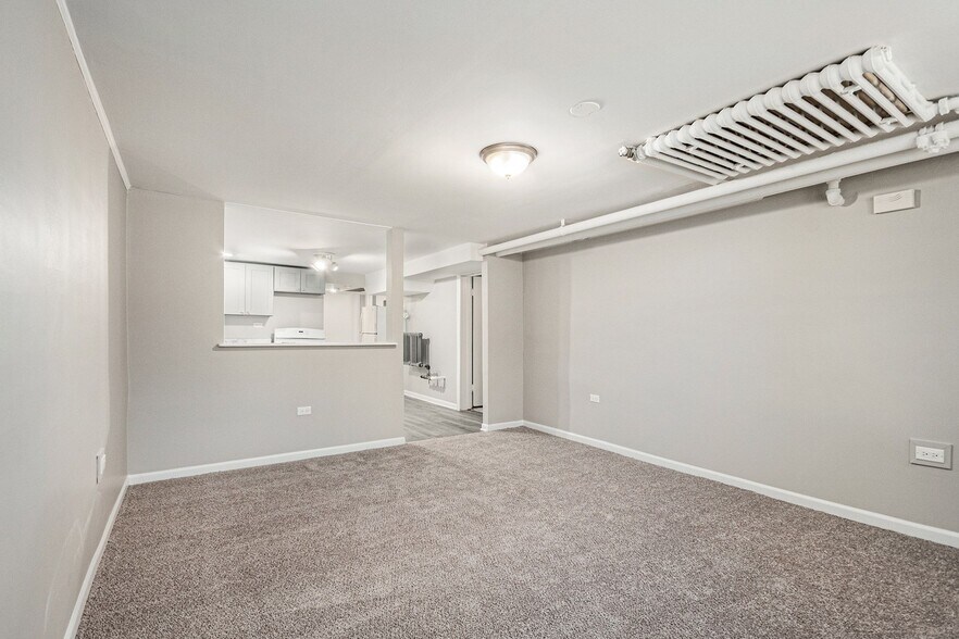 Living Room Facing Kitchen - 1820 Grove Ave