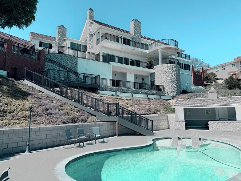 View of steps to ADU - 9589 Alto Dr