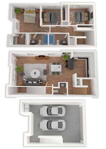 Floorplan - Lakebridge Townhomes