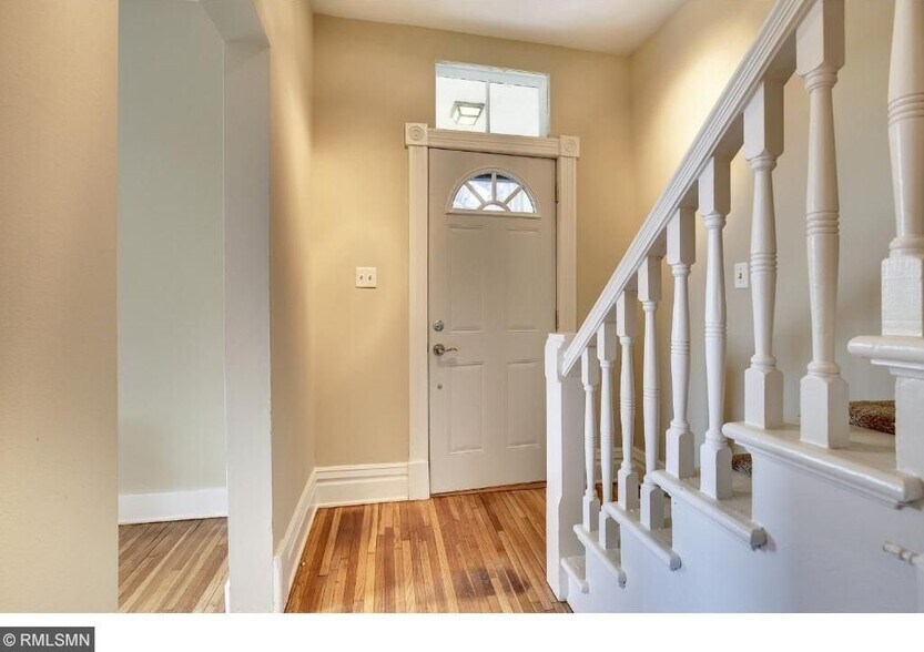 Elegant Staircase to upstairs bedrooms - 351 Grand Ave