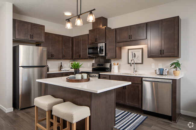 Model Kitchen with Island