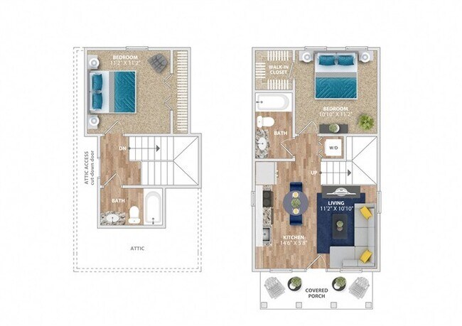 Floorplan - Swells Cottages