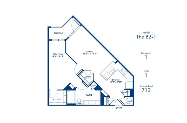 1BR/1BA - Camden Southline