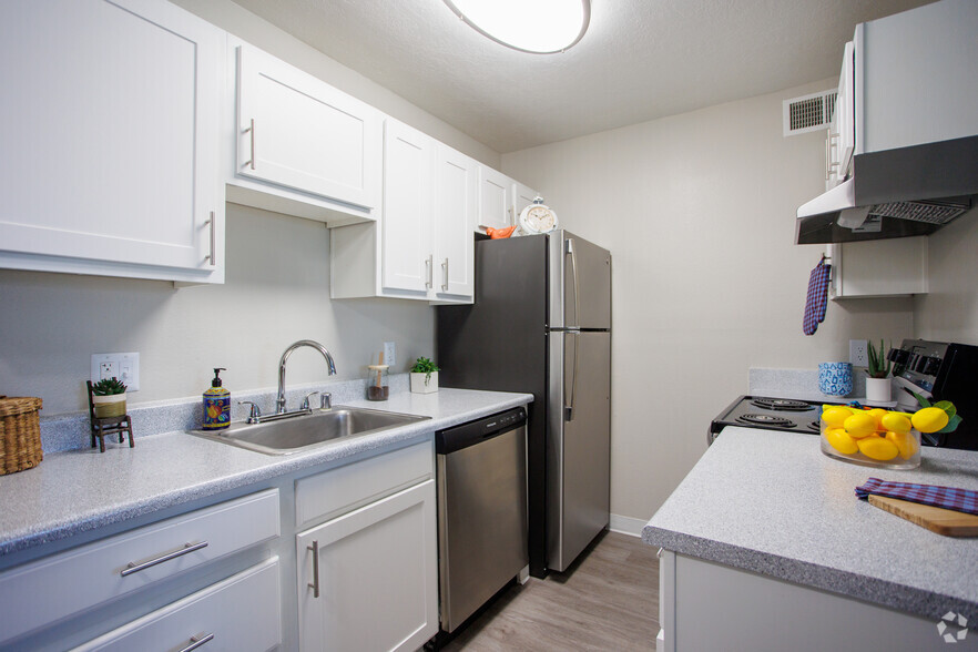 1BD, 1BA - 600SF - Kitchen - Dorado Heights