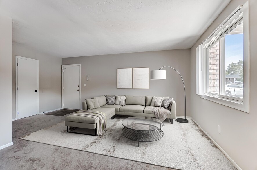 2 BED | 1.5 BATH - Reno Living Room - Northcrest Garden Apartments