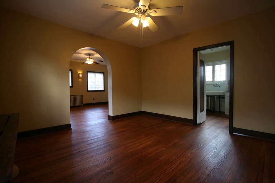 Dining room toward front room and kitchen - 330 S Aiken Ave