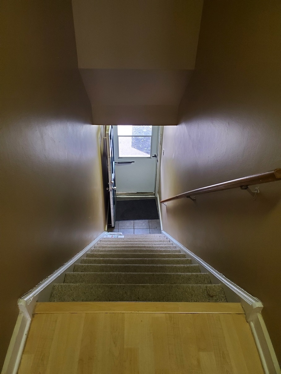 Stairs into Condo - 5 Shannon Dr