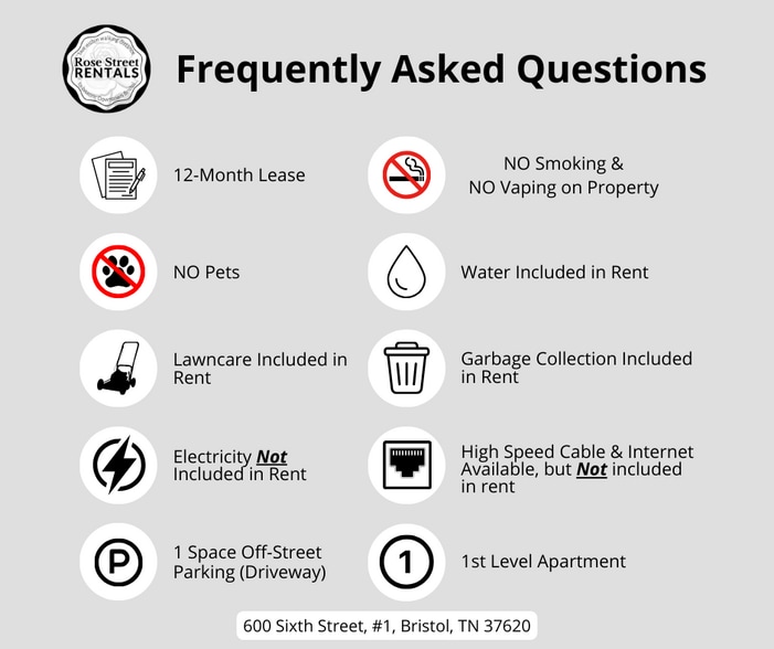 Frequently Asked Questions - 600 6th St