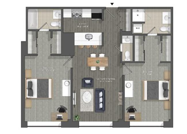 Floorplan - Walnut Street Apartments