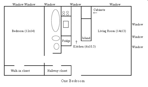 1BR/1BA - Brownstones Downtown