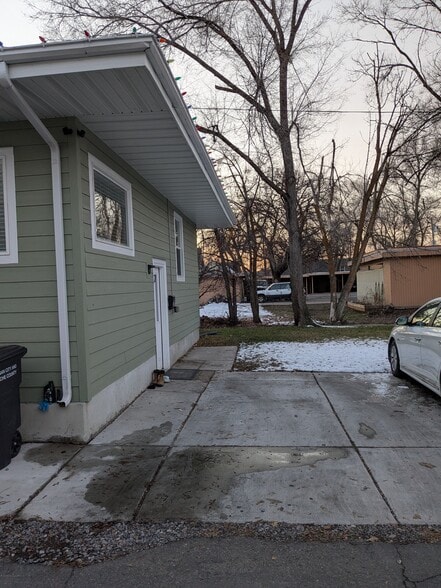 cement pad & grassy area - 141 W 200 N