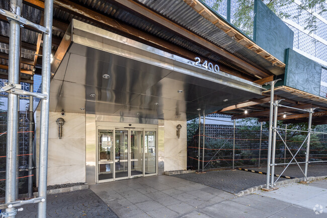 Entrance - The Blue Building