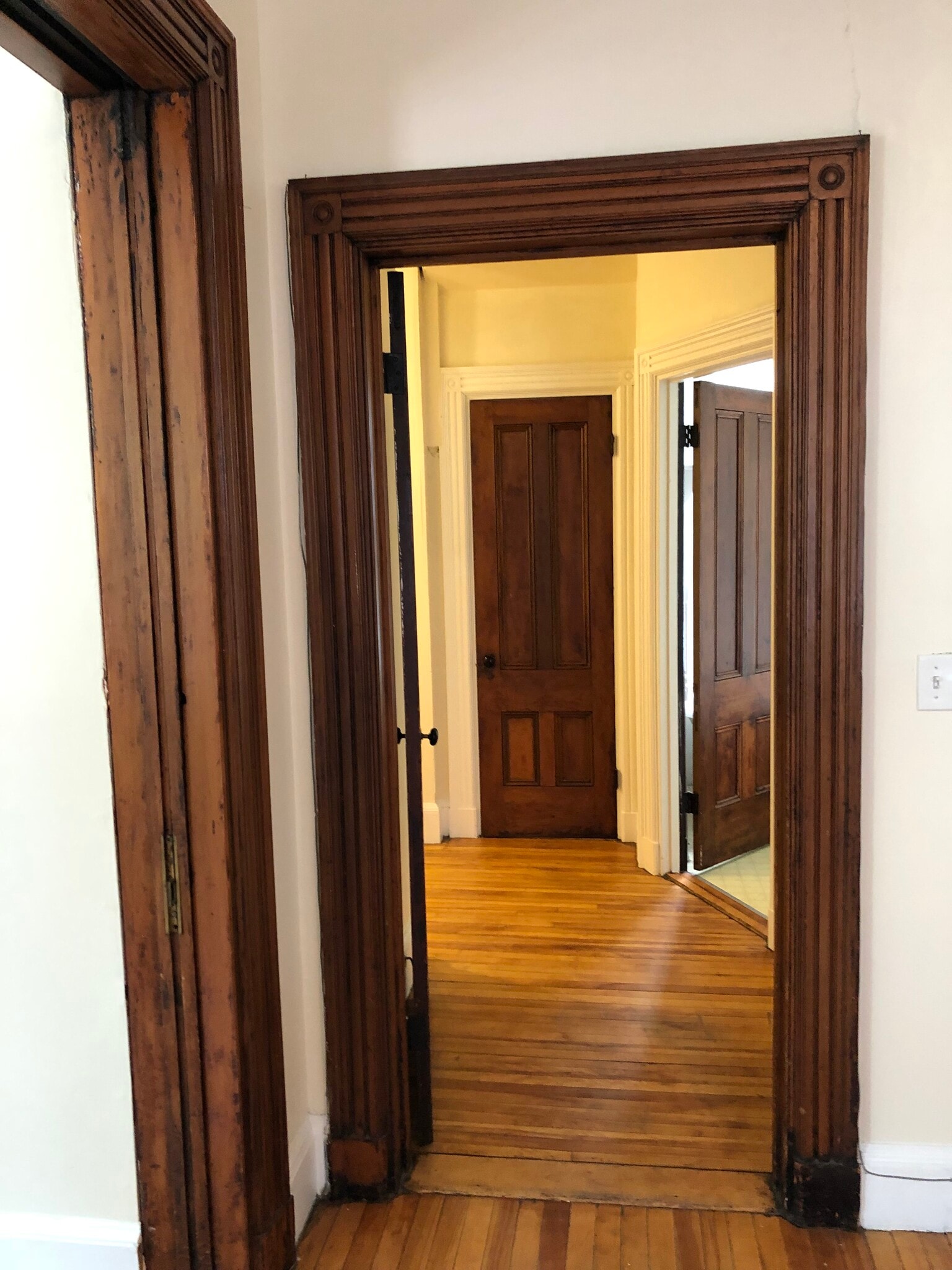 stained wood trim - 20 Grant St