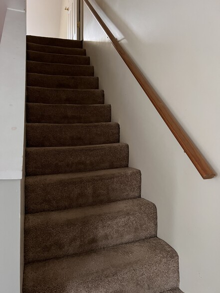 Stairway to third floor - 421 Boas St