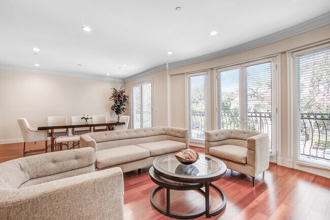 4 bedroom living room - Chalmers Luxury Condos - Fully Furnished