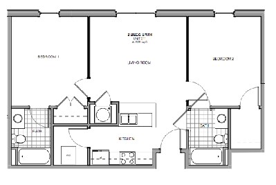 2BR/2BA - Dill Building
