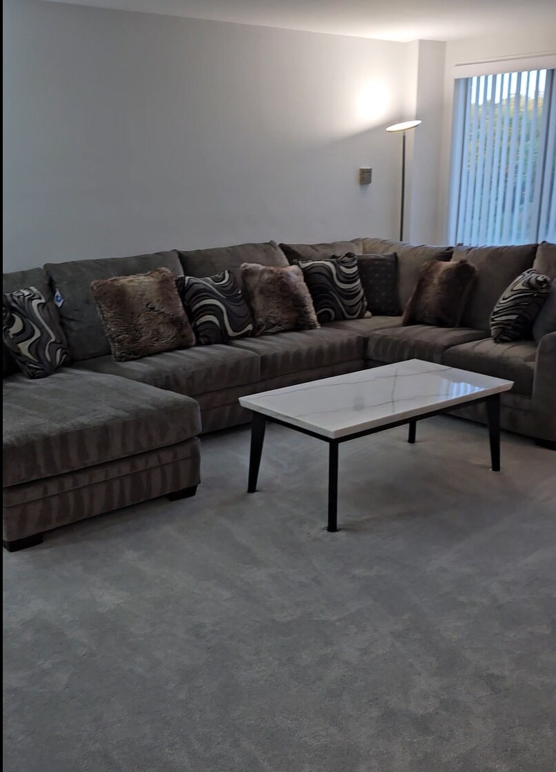 sectional/sleeper couch and coffee table - 10201 Grosvenor Plz