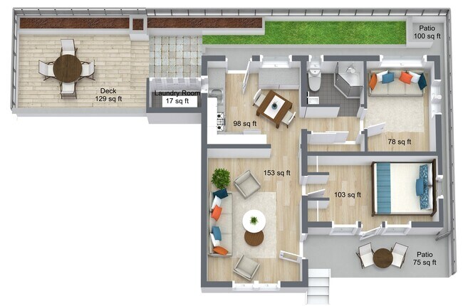 Floorplan - Waverly Cottages
