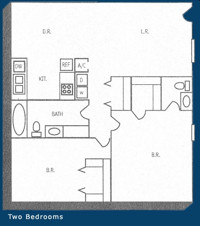 Model 2D - White Columns