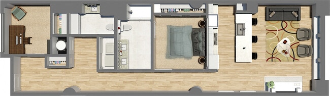 Floorplan - Residences at Halle