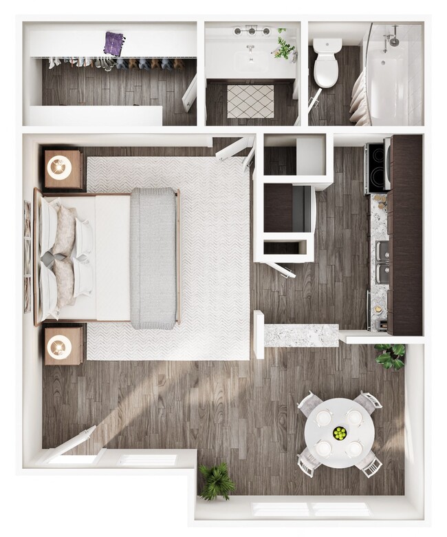 Floorplan - Hillcrest Apartments