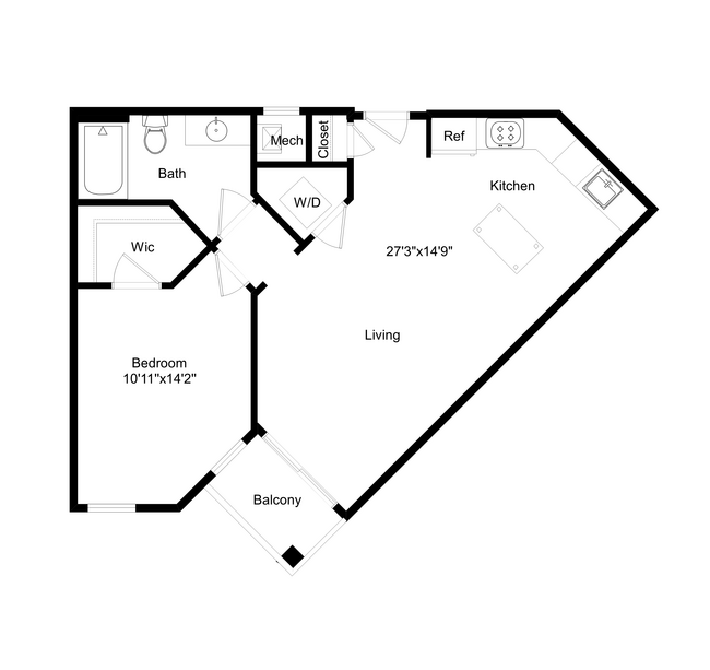 Floorplan - The Swift at Petworth Metro