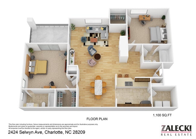 Floorplan - 2424 Selwyn Ave