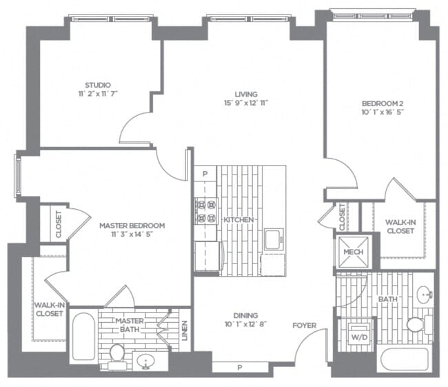 Floorplan - The Asher